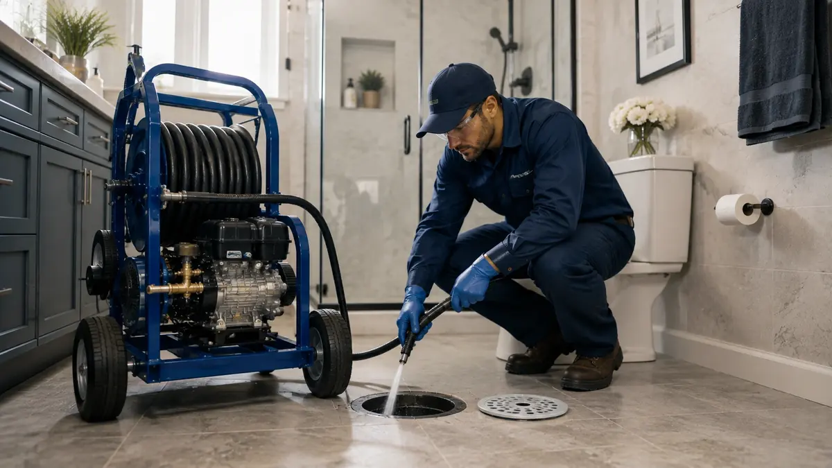 Bathroom Drain Hydro Jetting in Santa Barbara