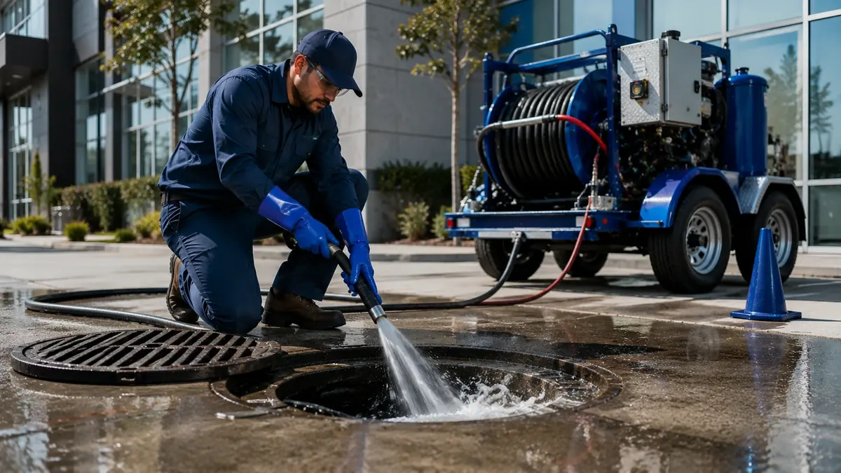 Commercial Hydro Jet Drain Cleaning in Santa Barbara