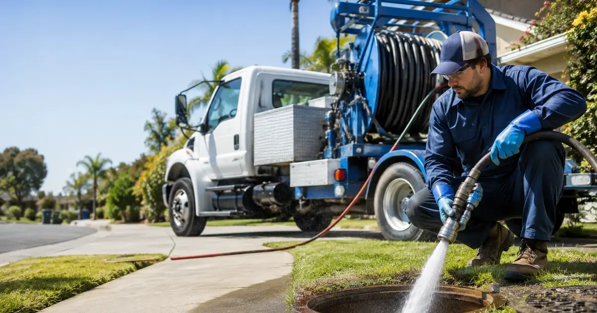 Hydro jet sewer cleaning Santa Barbara
