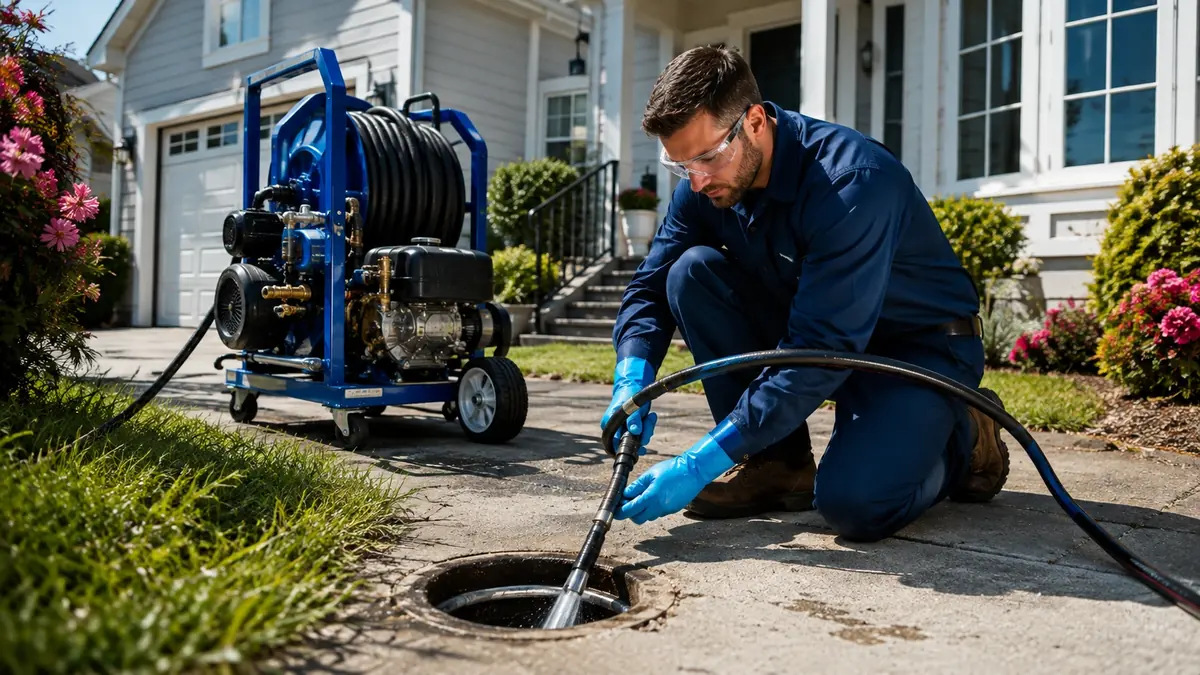 Residential Hydro Jet Drain Cleaning in Santa Barbara
